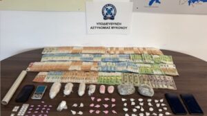 Mykonos: Two Arrests for Drug Trafficking