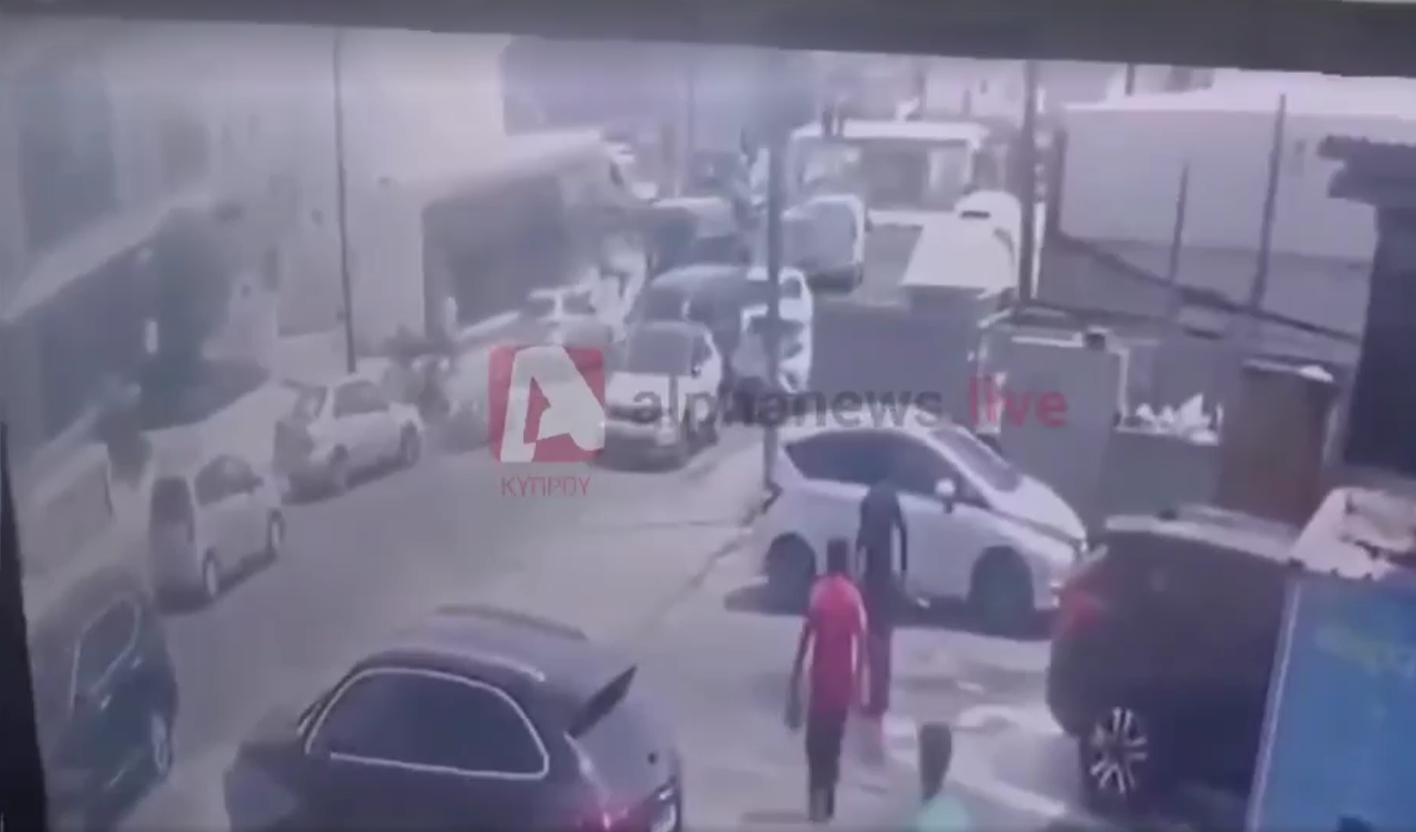 Exclusive: The moment of the accident that led to the violent clash in Limassol