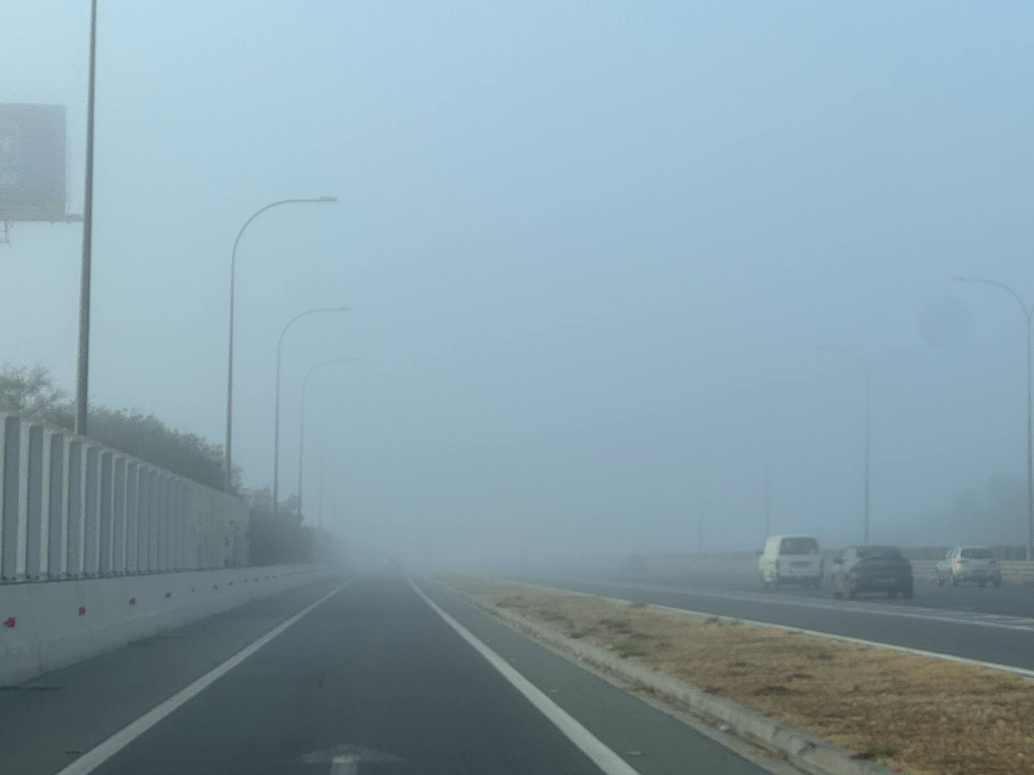 Increased humidity and morning fog cause temperatures to “plummet”