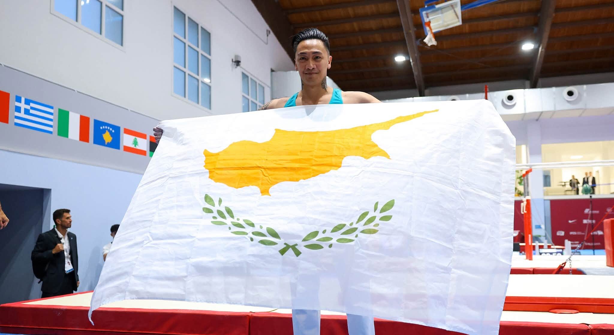 The Hellenic Olympic Committee congratulates Marios Georgiou on his gold medal
