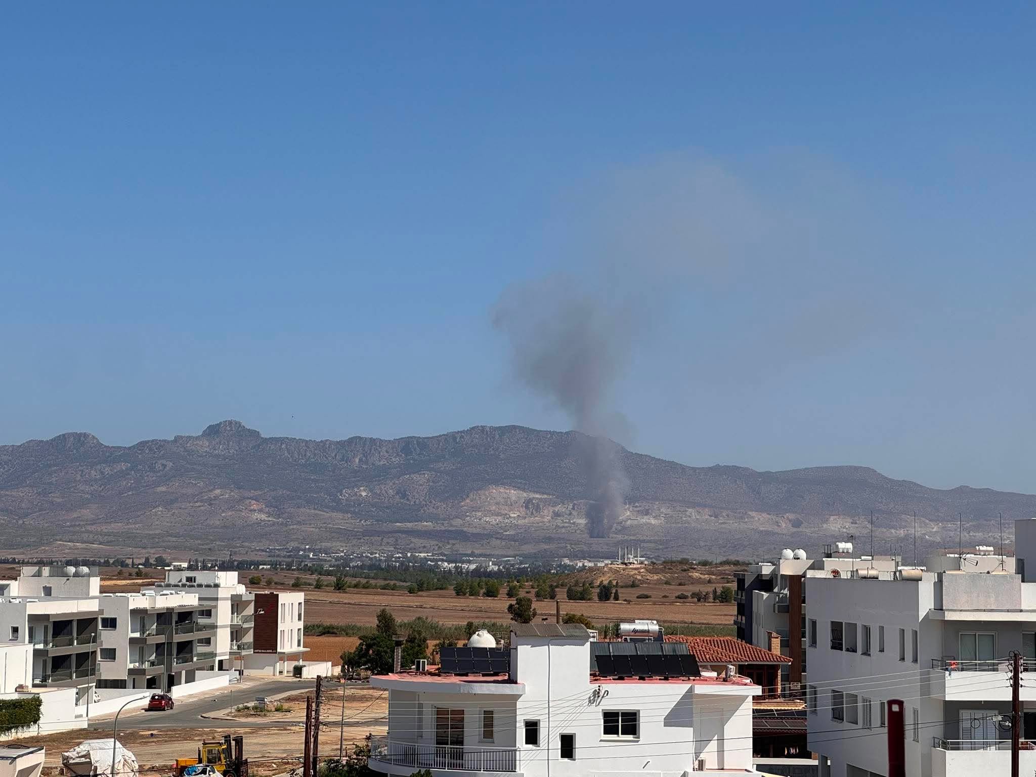 The fire in Koutsoventi could burn for weeks—how concerning is this for the unoccupied areas?