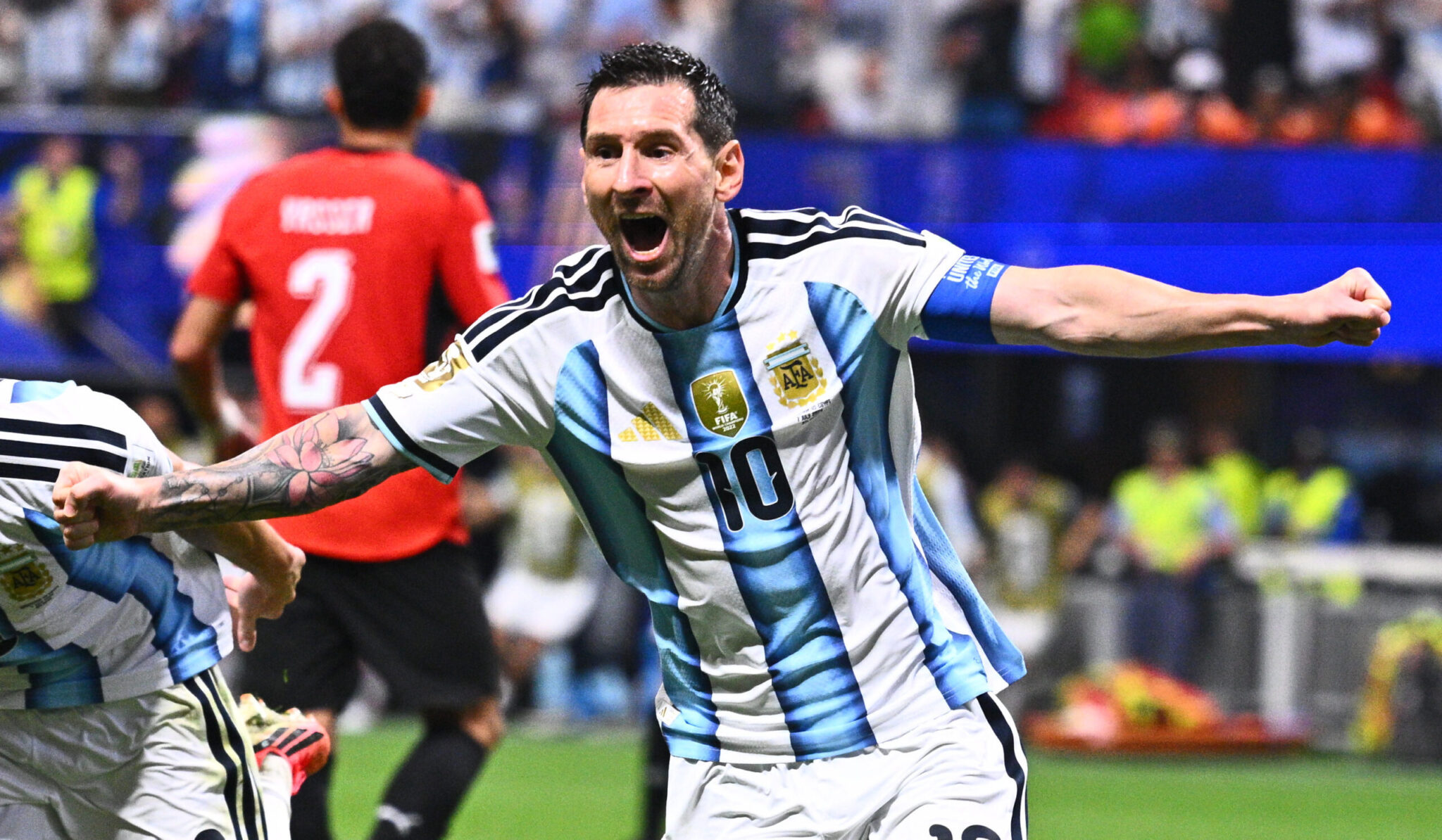 The AFA honors Messi with a symbolic gesture at every match
