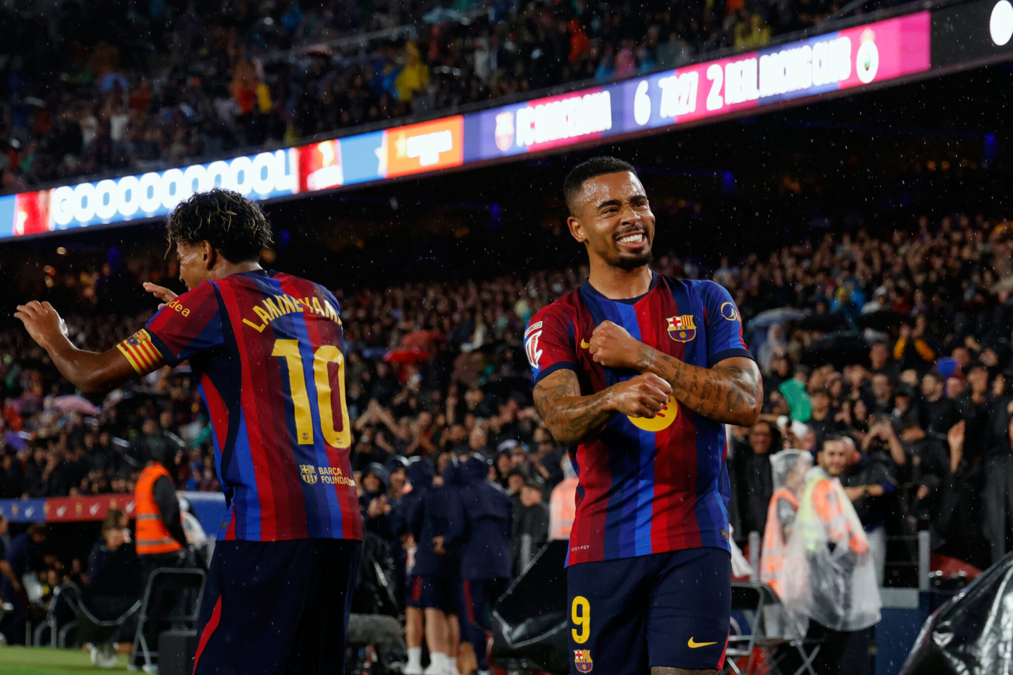 Barcelona, playing like they were from another planet, routed Racing 7-0 and remained undefeated!