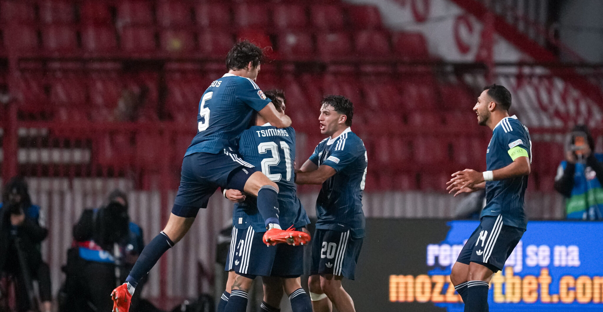National Team… Escapes from Belgrade to Secure Greece’s Dominance with Stunning Goals by Tzoli and Douvikas