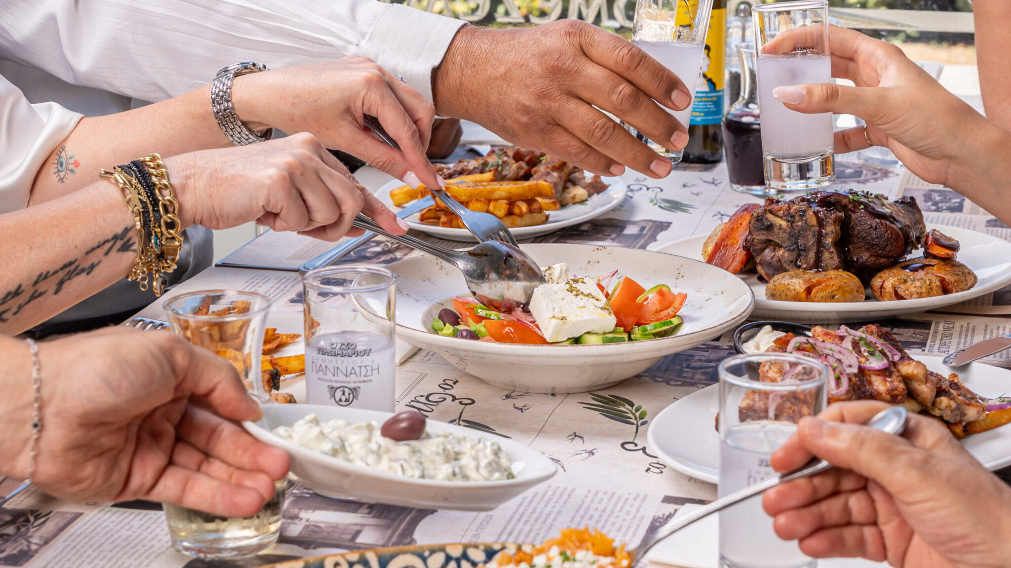 Quiet business lunches featuring authentic flavors at “Elliniko”