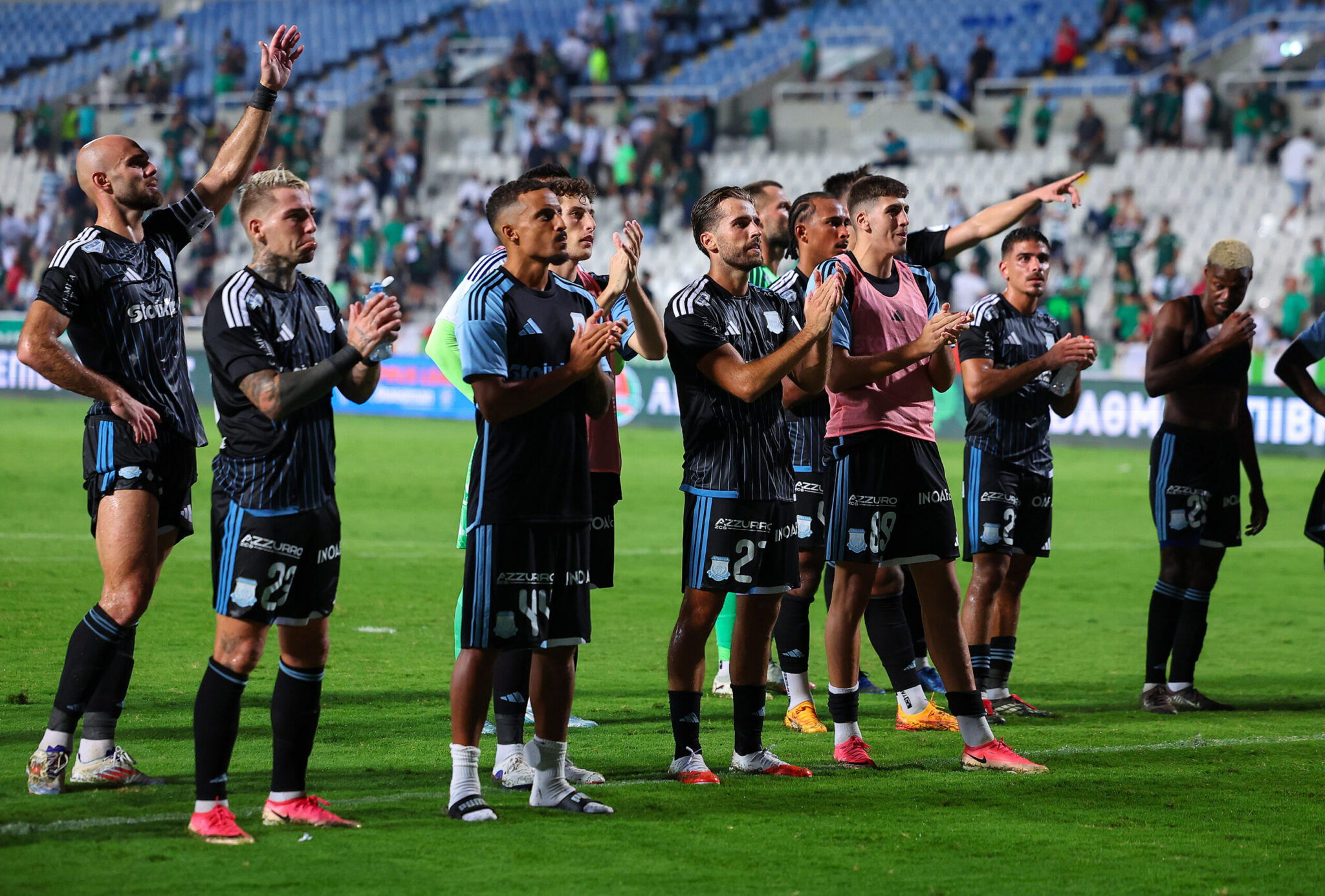 Apollon, despite being battered, held on for a draw and earned a crucial point