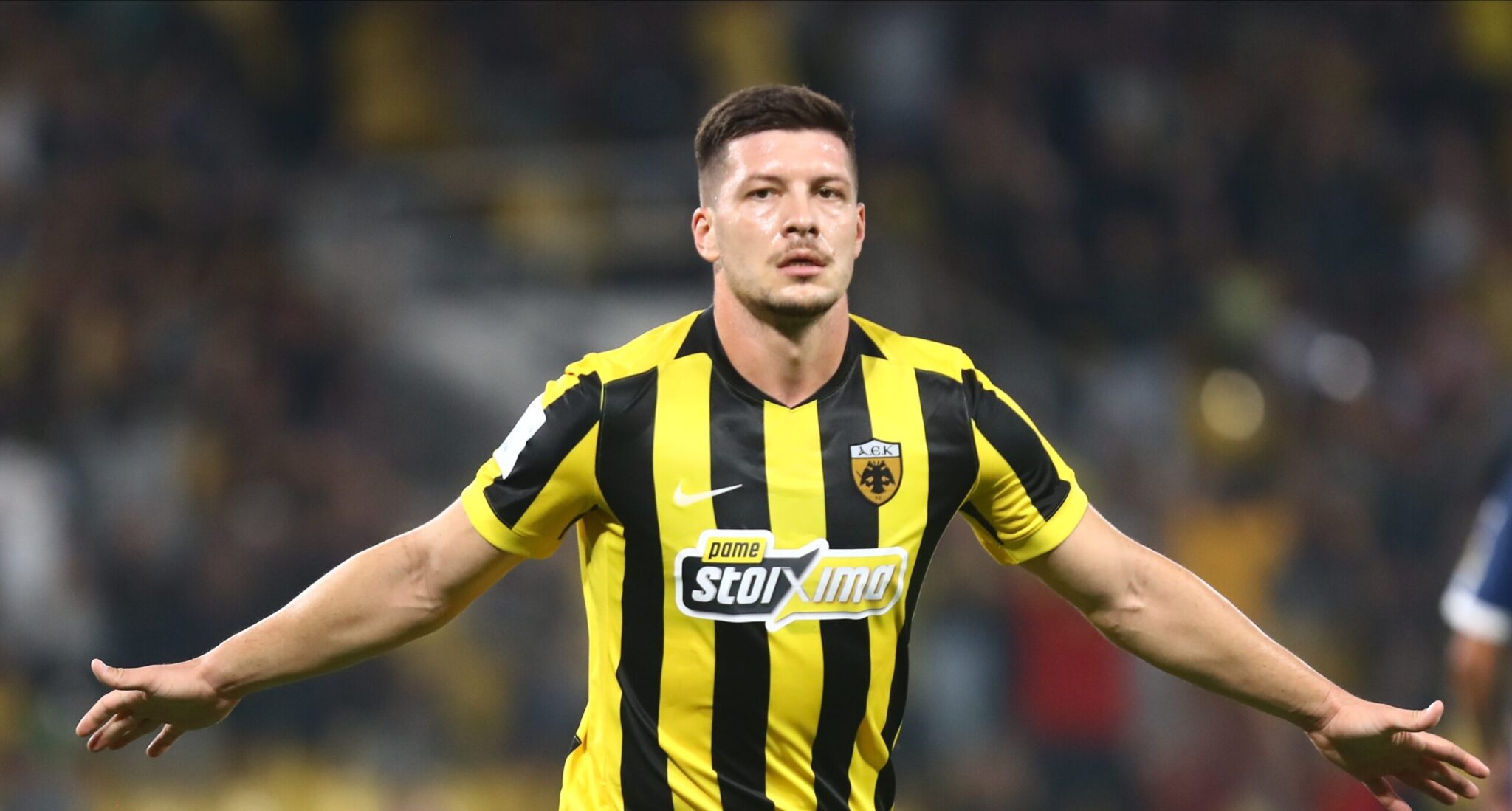 Jović has scored… 21 goals in the league with AEK—surpassing his performance in all other leagues