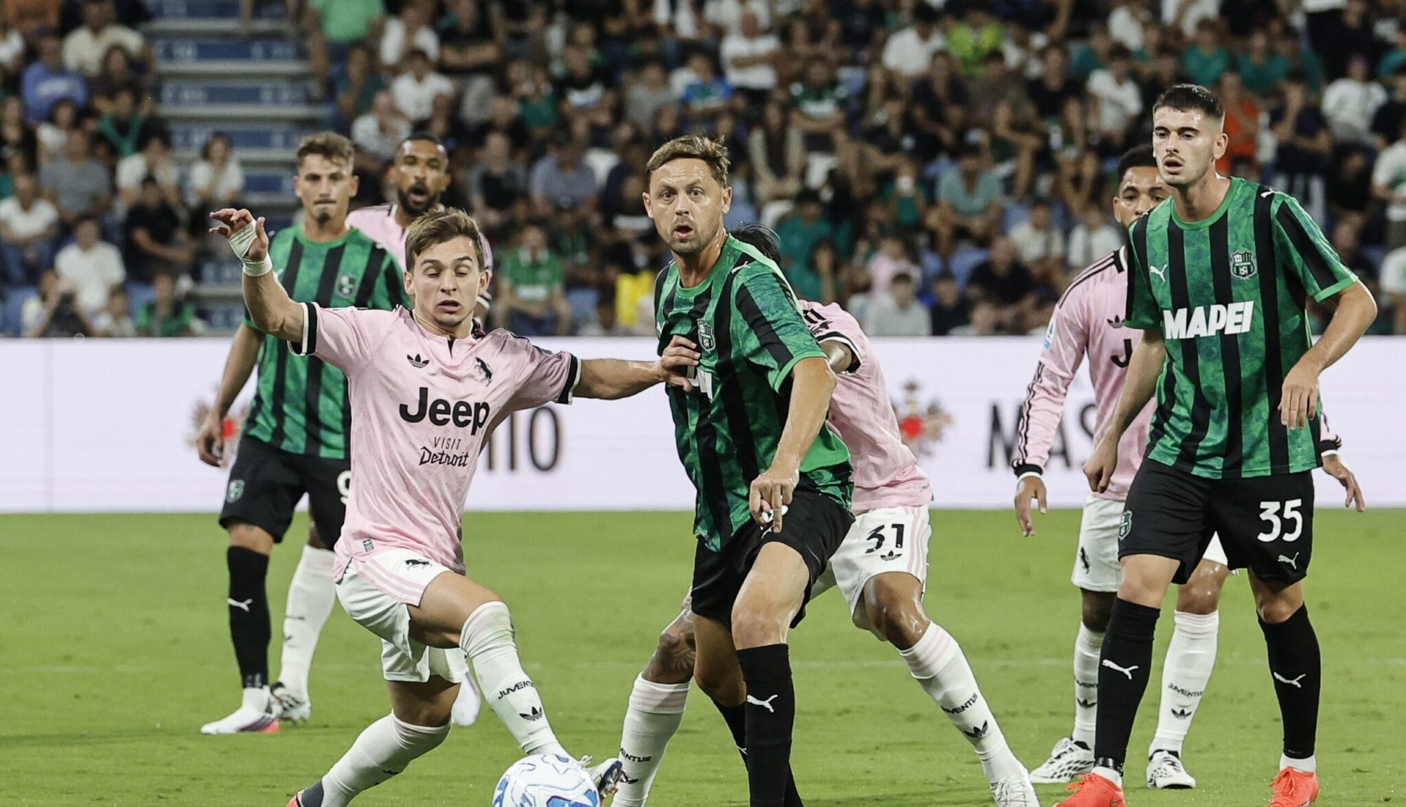 Juventus suffers a last-minute loss to Sassuolo in a “roller-coaster” match