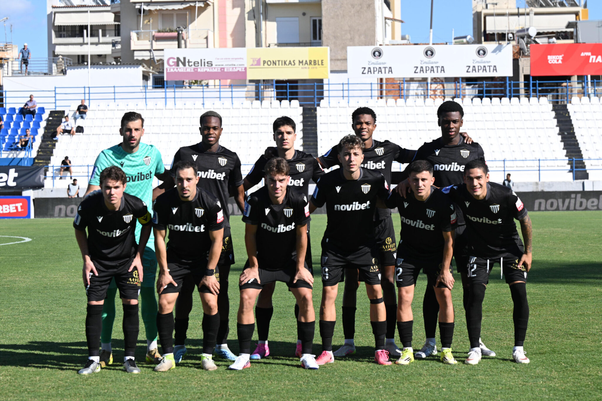 What is the condition of the playing field in Nice ahead of the Kalamata–Panathinaikos match?