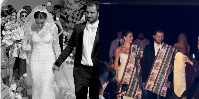 Konstanza Kritikou: The Zuhair Murad wedding dress, the Lavash tradition, and the Armenian dancers who stole the show