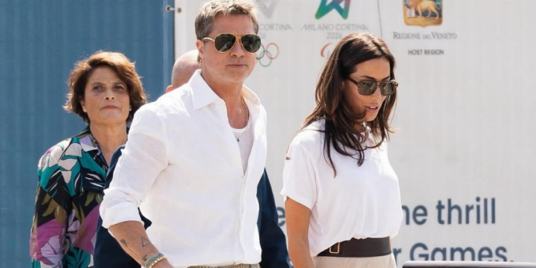 Brad Pitt & Ines de Ramon: Tender Moments at the US Open