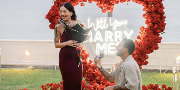 Stavris Georgiou: He proposed to Elena Kannaouridou—The stunning seaside setting