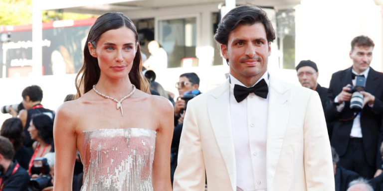 Carlos Sainz & Rebecca Donaldson: They made their red carpet debut in matching outfits and stole the show