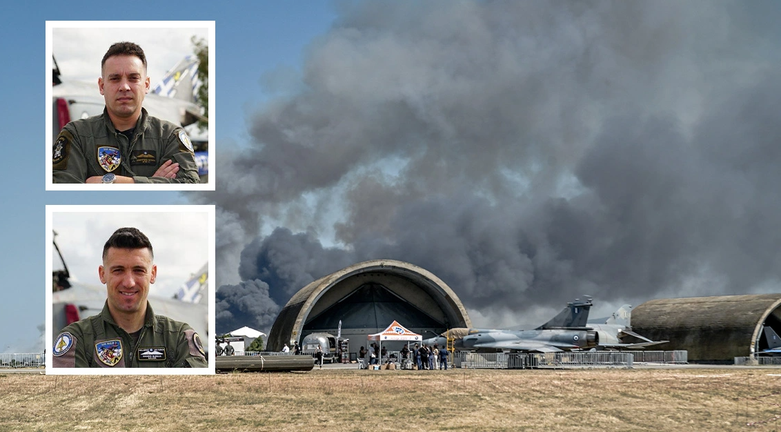 Phantom Crash: These Are the Two Pilots Who Lost Their Lives; Three Days of Mourning in the Hellenic Armed Forces (PHOTO)