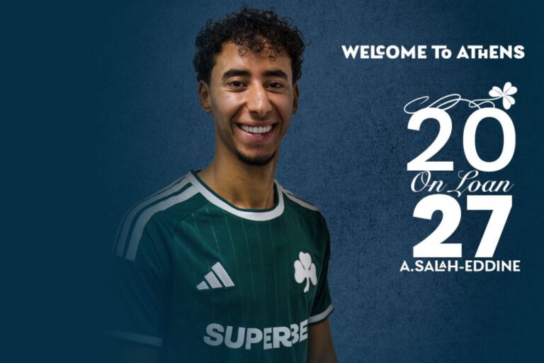 Panathinaikos’s new “big signing” is official: The club announced the loan signing of Salah-Eddin