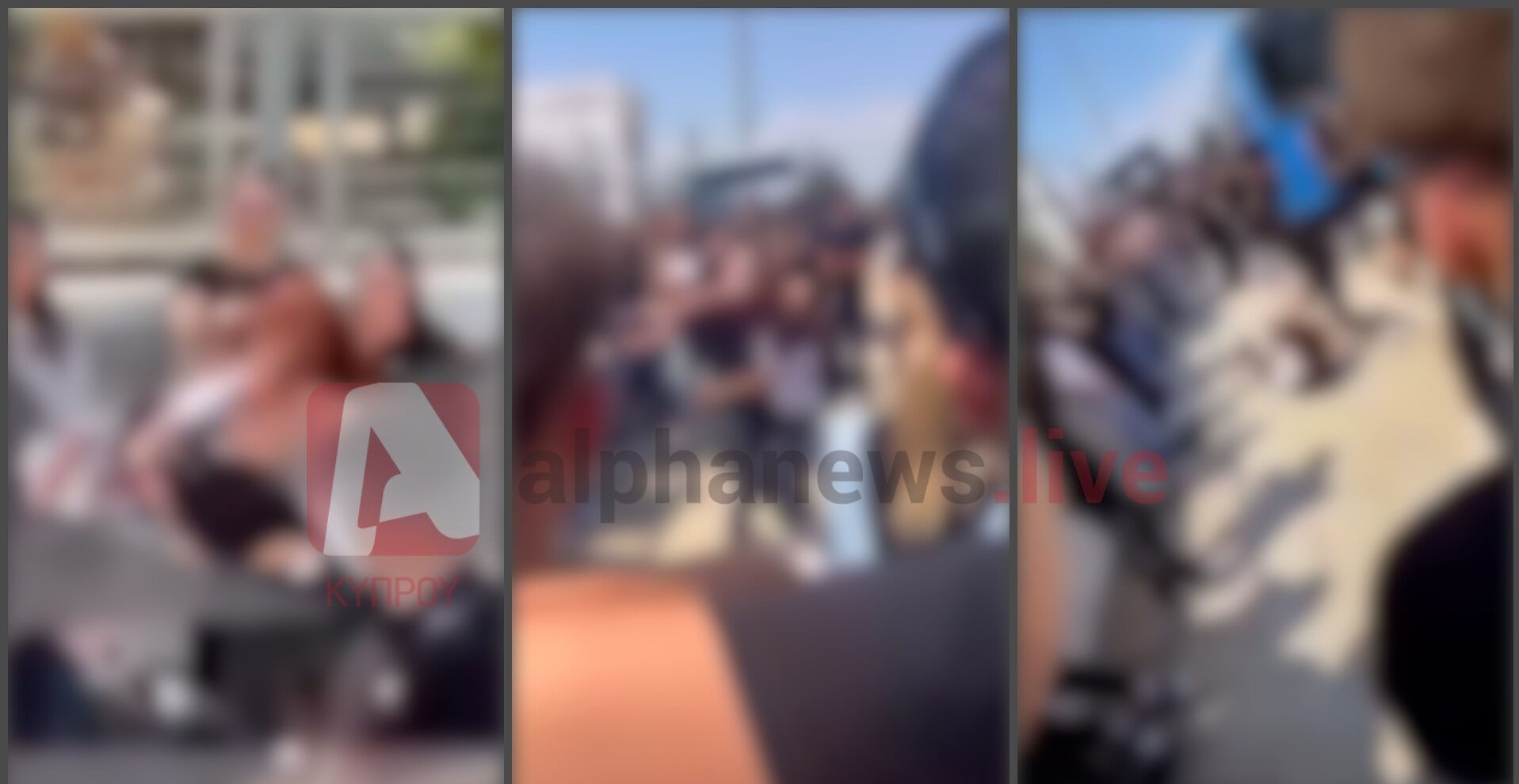 Shocking images of violence: A violent brawl between 17-year-old female students outside a school; their classmates turned the scene into an “arena”