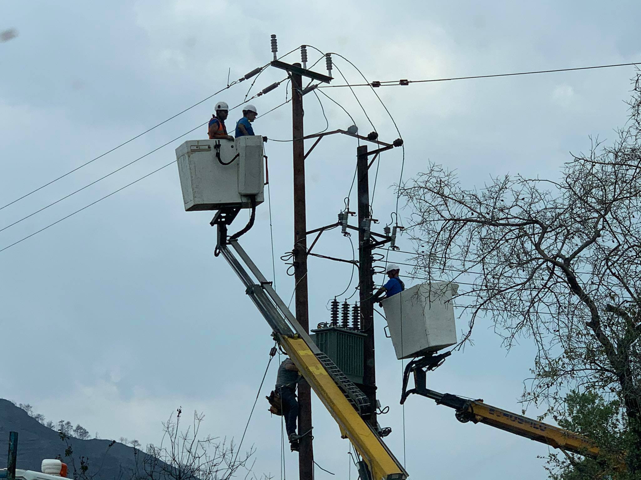 These areas of Larnaca and Nicosia are without power due to a power outage