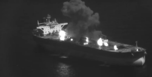 Middle East: The U.S. military announced that it sank an Iranian oil tanker in the Gulf of Oman