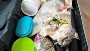 PHOTO: More than 27 kilograms of drugs found in a Limassol apartment; police officer attacked