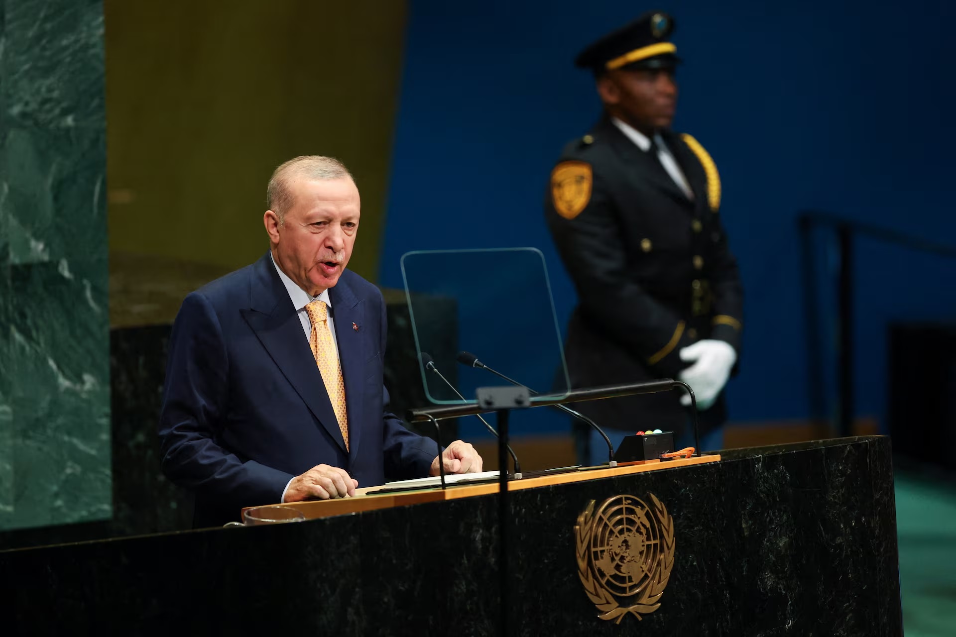 And the Cyprus issue at the Guterres–Erdoğan meeting in New York—what did they discuss?