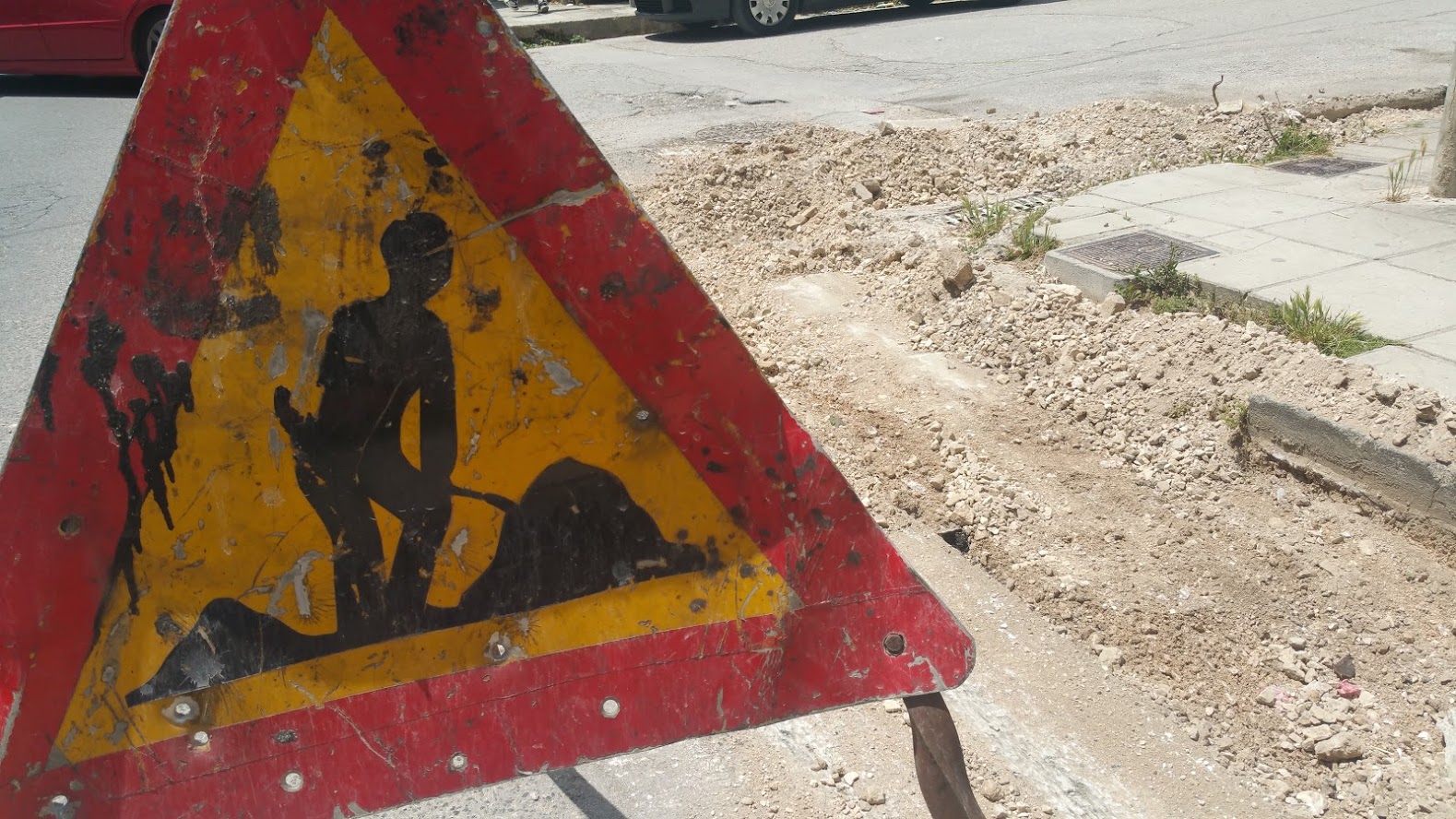 When will the first section of Faneromeni Avenue in Larnaca be opened to traffic?