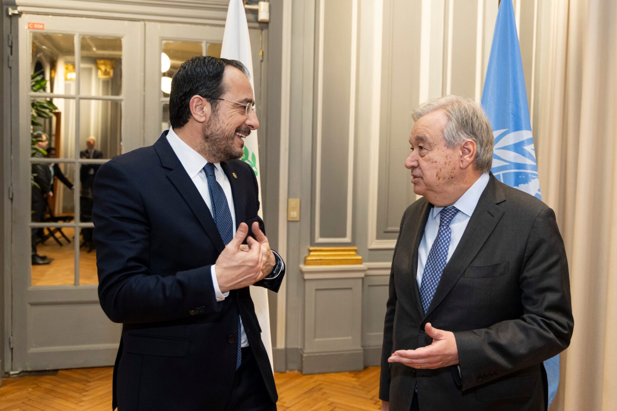 Tripartite in line with the UN Secretary-General’s thoughts; let’s give diplomacy a chance, says the President: The meeting with Guterres has concluded