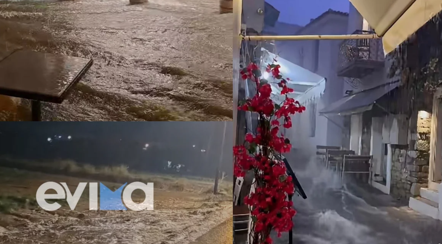 Severe weather sweeps through Greece: Roads turned into “rivers,” damage, and power outages