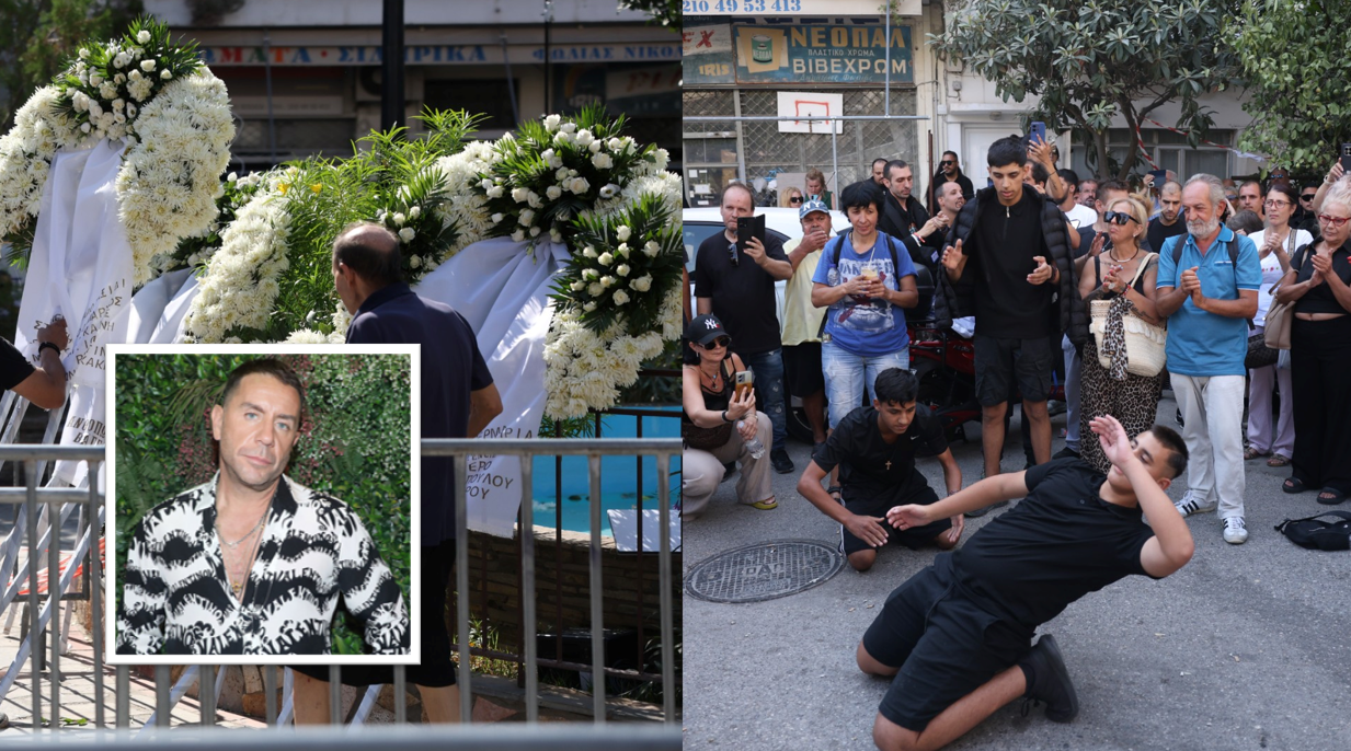 LIVE VIDEO: A final tribute to Giorgos Mazonakis with songs, flowers, and zeibekiko dancing in Nice