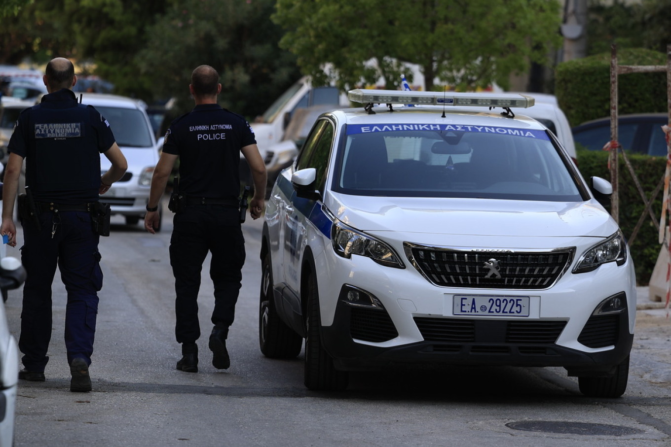 Human remains were found near a soccer field in Kypseli