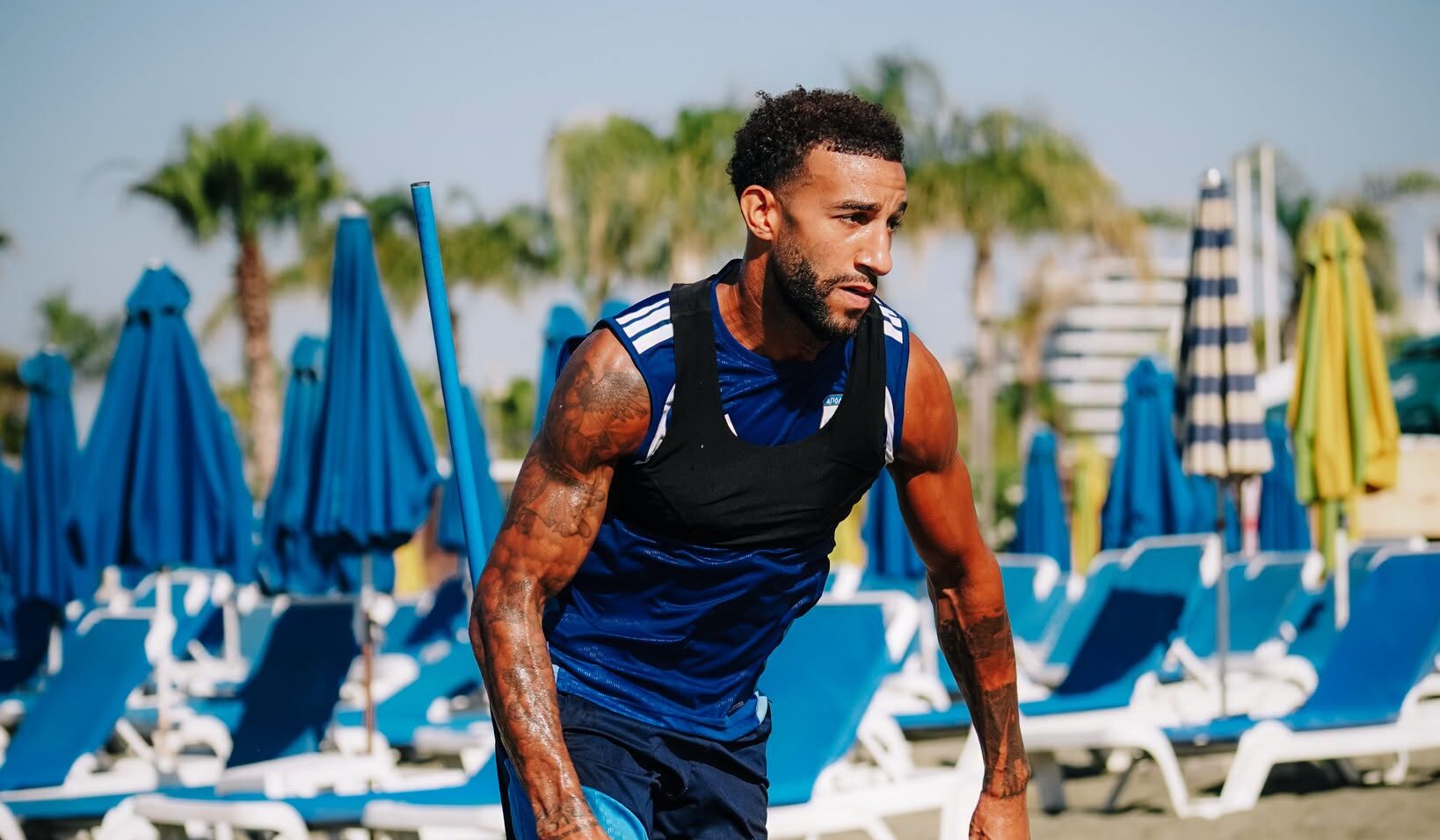 Great news for Goldson: He has overcome his health issue and is returning to action with Apollon
