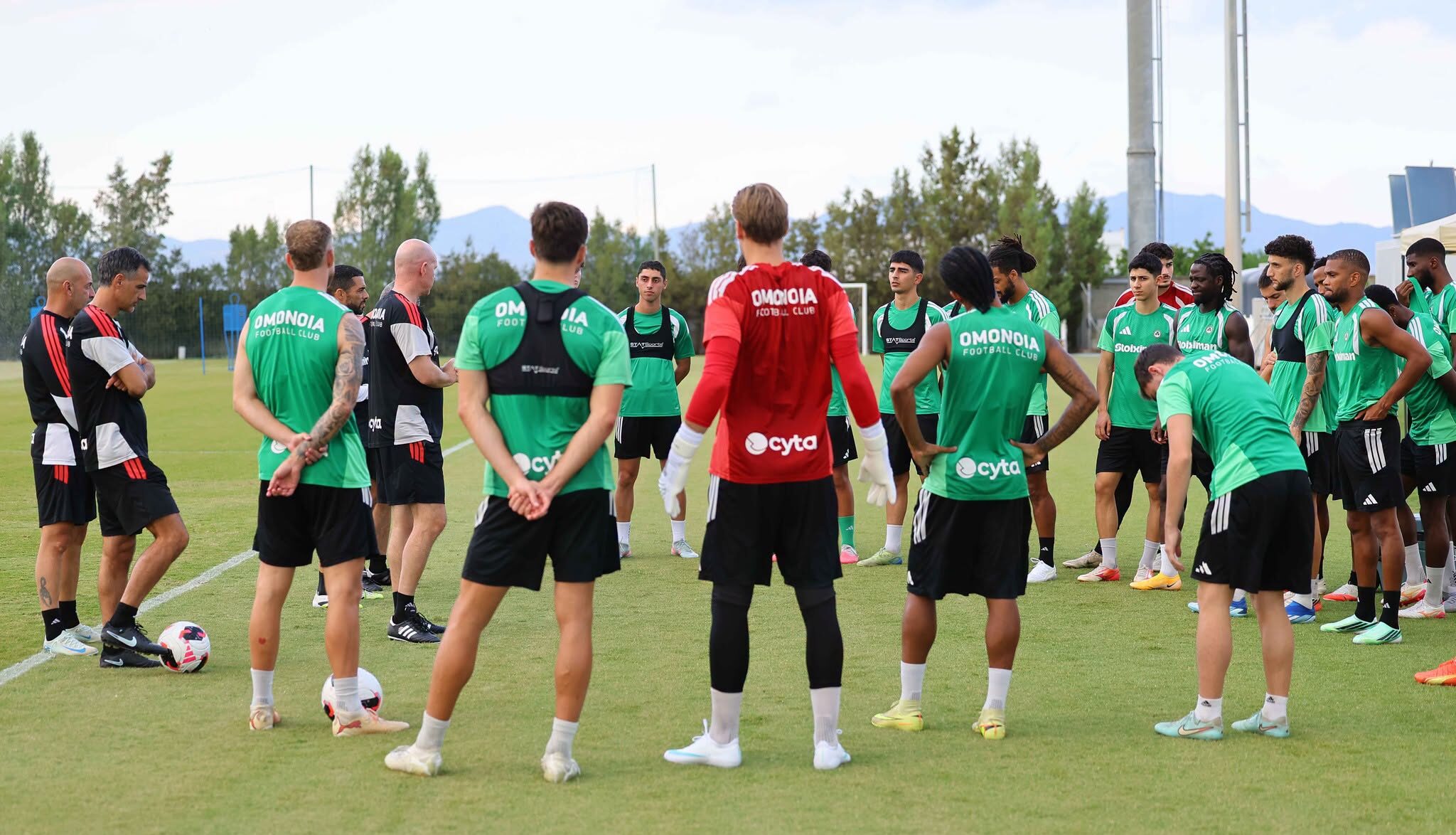 Berg and coulibaly ahead of the karmiotissa match (VIDEO)