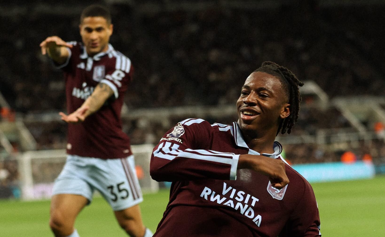 Aston villa conquered “st. James’ park”