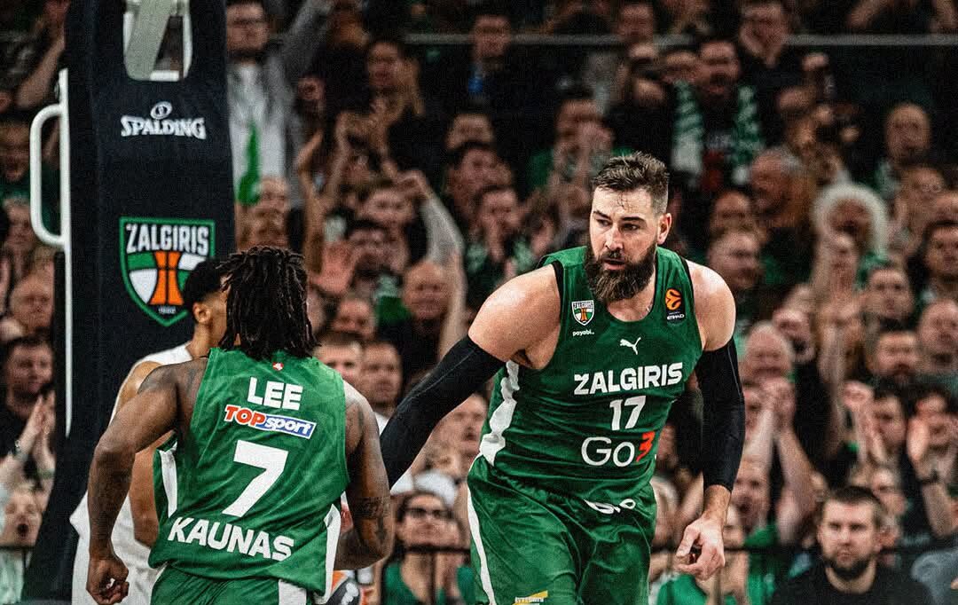 It was raining… three-pointers in Kaunas during Zalgiris’s impressive 100-point victory over Villeurbanne