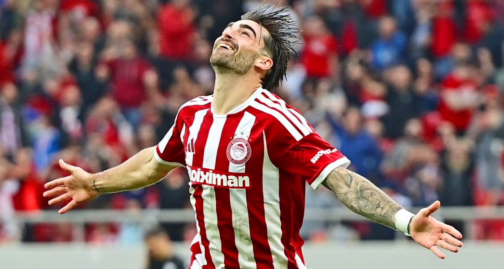 A five-goal rout for Olympiacos, with Zota putting on a show