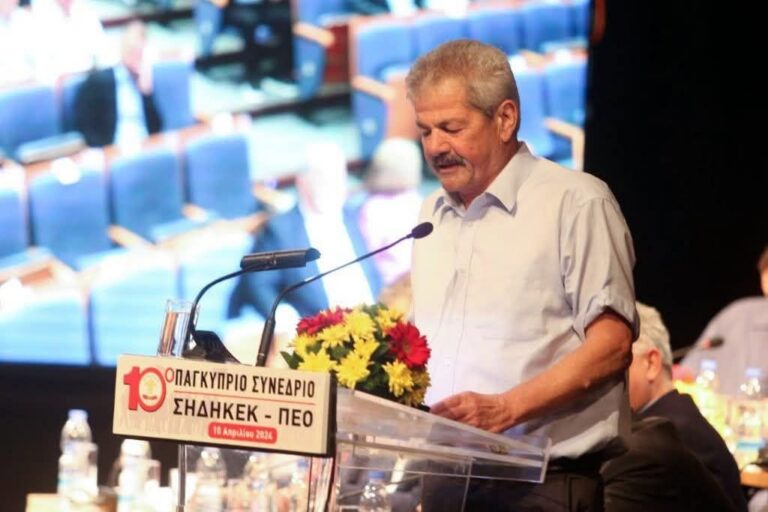 Grief and sorrow at PEO: “Veteran union leader” Antonis Neophytou has passed away