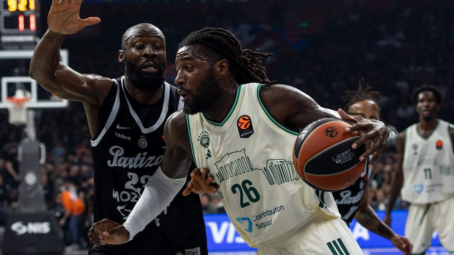 Panathinaikos was terrifying; it silenced Belgrade and went 5-for-5