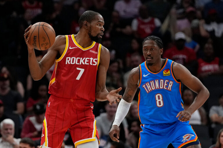 The rockets routed the thunder – Knicks narrowly defeat the raptors (VIDEO)