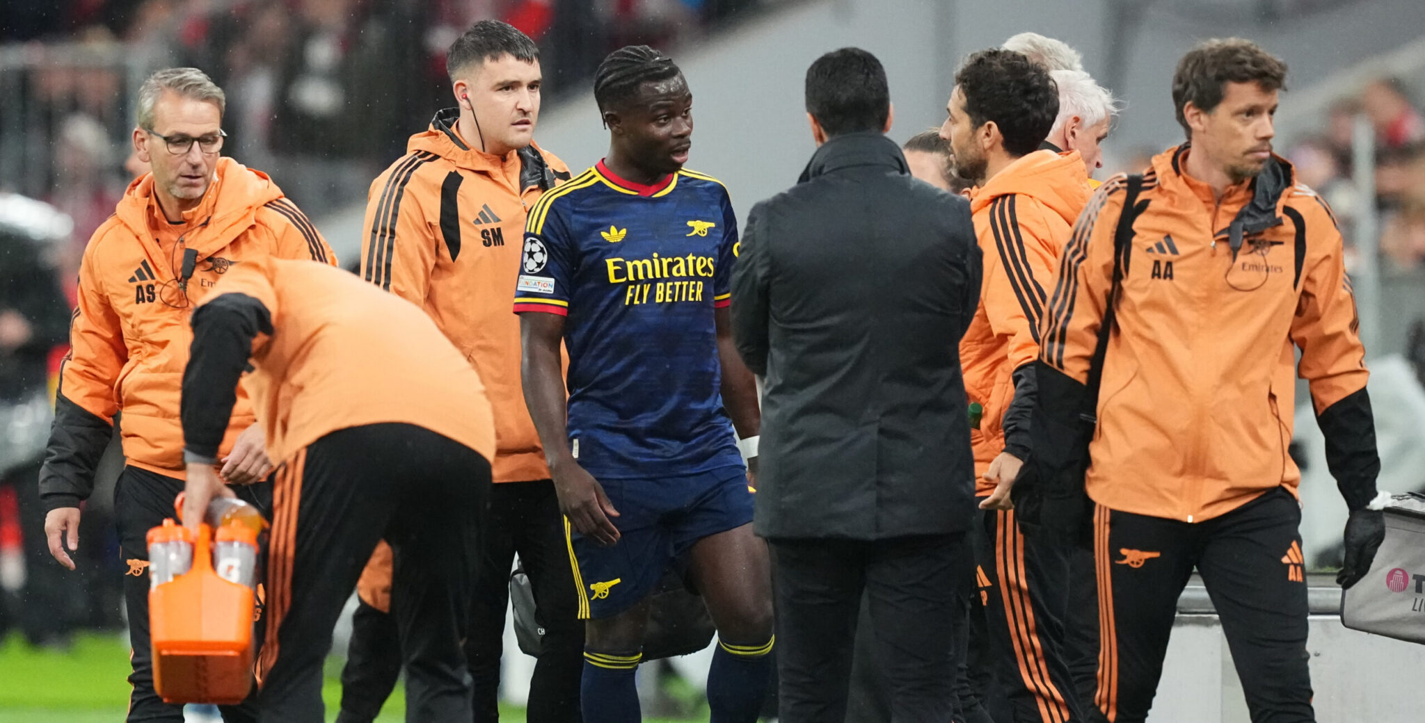 A blow to Arsenal: Saka is out for at least six weeks