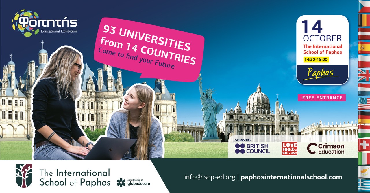 The International School of Paphos brings more than 90 universities from 14 countries to Paphos