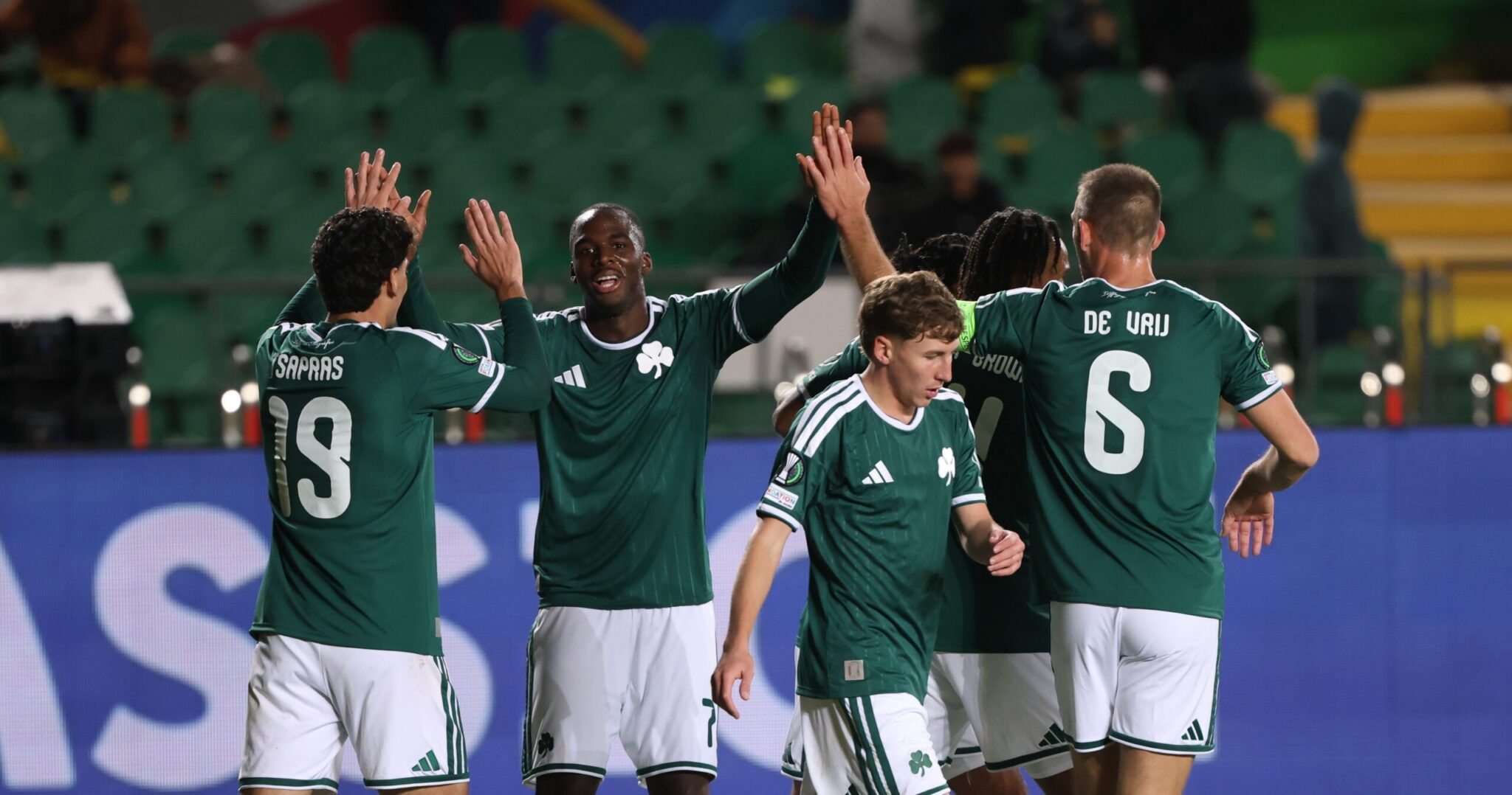 Green… magic from Panathinaikos, which completely dismantled Kairat with a 5-0 victory in Almaty (VIDEO)