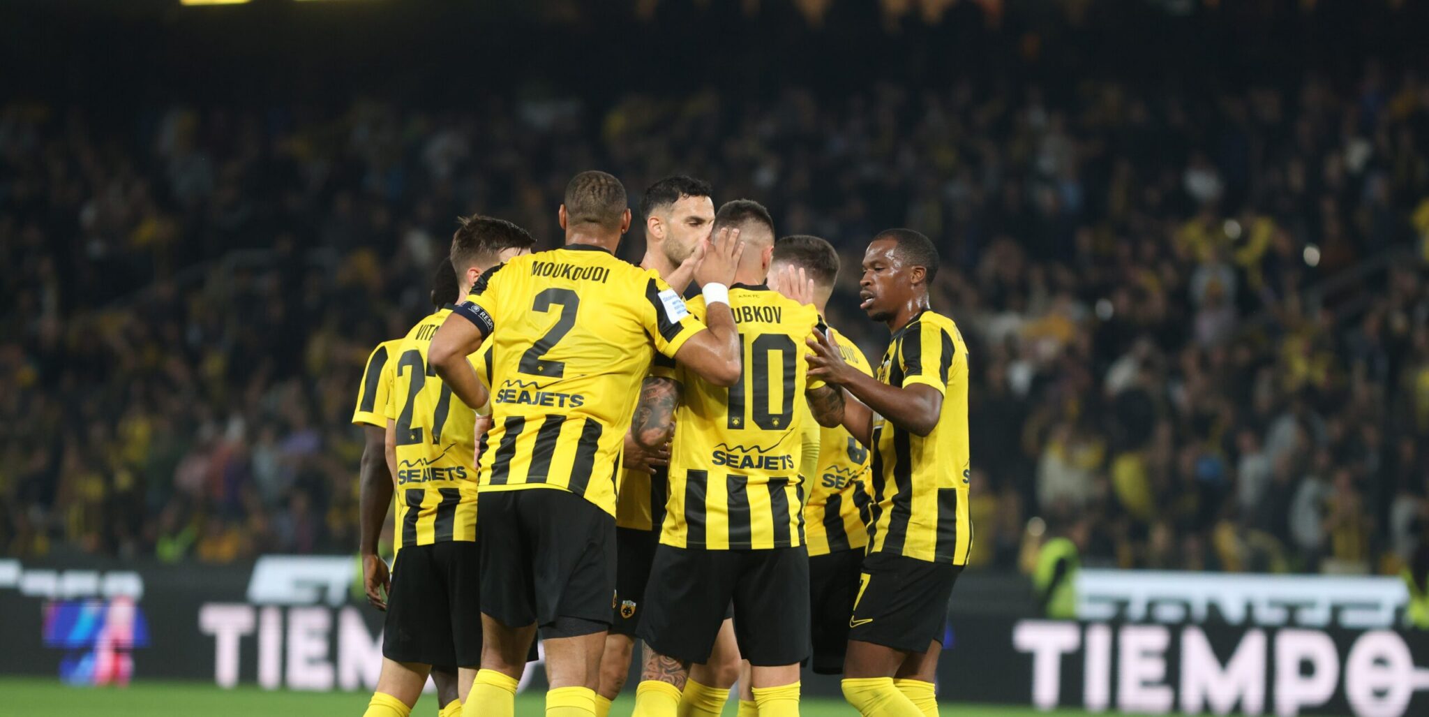 And the… tally keeps rising in Nea Filadelfia: 30 goals by AEK in 7 matches