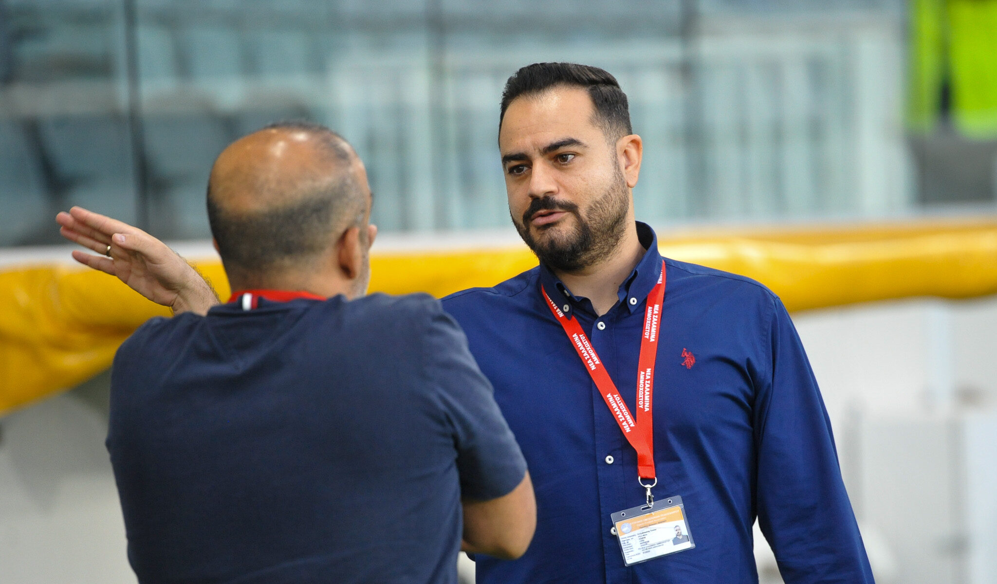 Moses on qualifying for the Akrotiri APEA, the refereeing, and the upcoming game against Paphos