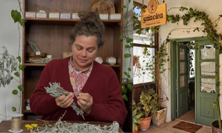 The Cypriot woman behind Gaia Olea, the natural cosmetics brand founded in Kalavasos