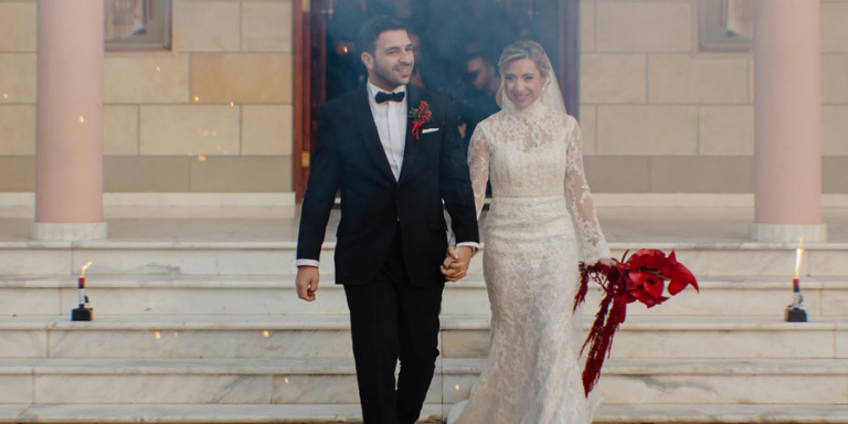 Haris Papatheocharous: A photo with his wife from 2015