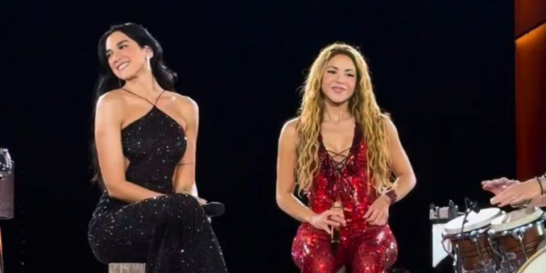 Shakira and Dua Lipa share the stage for a surprise duet in Madrid