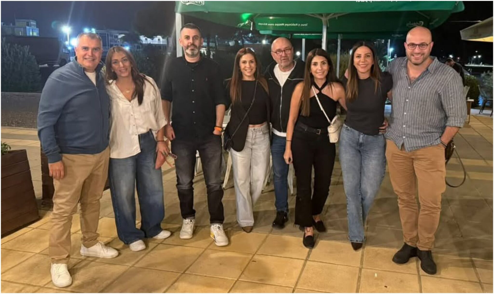 The late-night strolls of Cyprus news program hosts in downtown Nicosia