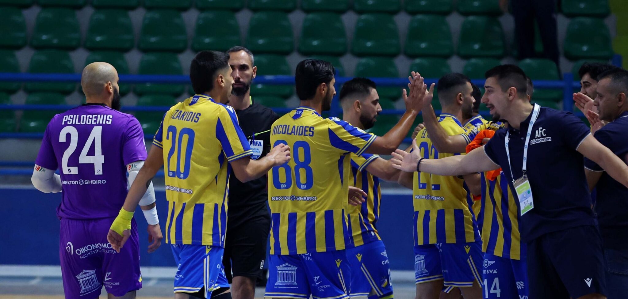 Futsal: APOEL stages a super comeback, and the “eternal” derby… turned blue and yellow