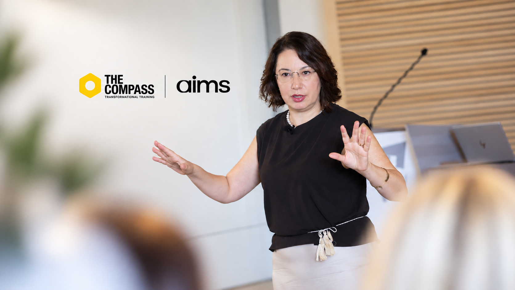 Nina Kaloutsa in Cyprus for a special communication seminar