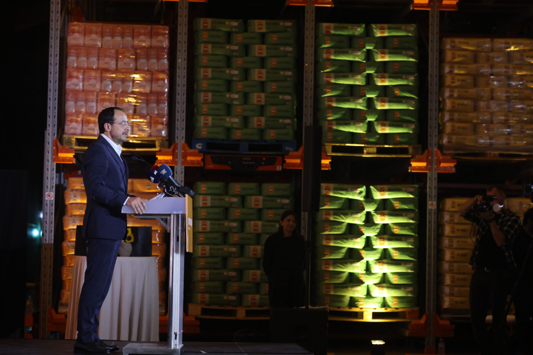 The government is “building up” strategic grain reserves for 45 days