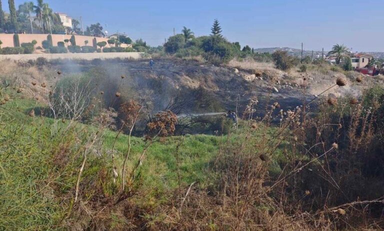 Fire in tremithousa contained; firefighters conducting final extinguishing operations (PHOTO)